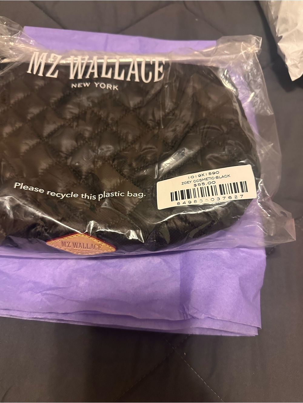 MZ Wallace Medium Black Zoey Pouch - Picture 5 of 6